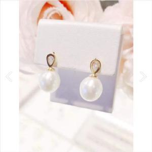 미니골드 14K 프라미스 티얼스 담수 진주 귀걸이 ECPS4001