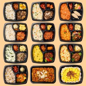 굿스푼 관리식단 도시락 12종 12팩 2주식단 냉동배달