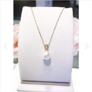 미니골드 14K 프라미스 티얼스 담수 진주 팬던트 목걸이 PCPS4001 NNKM4253R