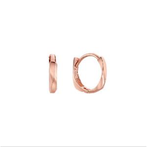 미니골드 14k 심플웨이브링귀걸이 레드(10mm) ECPM4083R