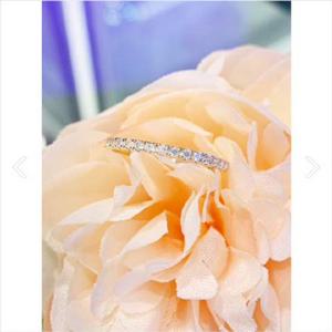 미니골드 14K 18K 브라이트 1.5mm 미스링 반지 RHOM4010W