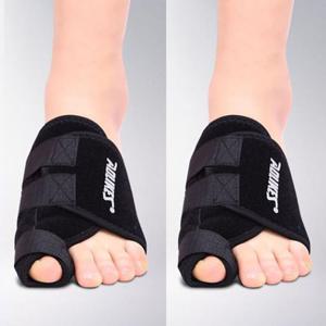 발가락고정 휜 엄지 발가락 고정 링 벨트 보정 찍찍이 미용 양말