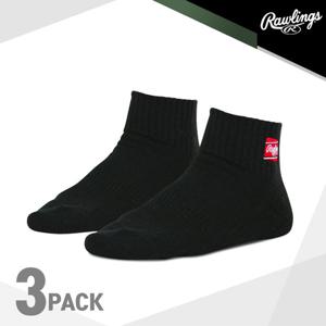 롤링스 베이스볼 발목 양말(AAS9S06-B)3개입 야구삭스