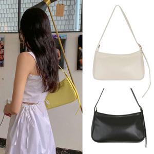 [디어백] 심플한 라운드 바게트백 UN0260