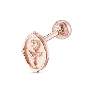 [도로시] 14k 한송이 장미 피어싱