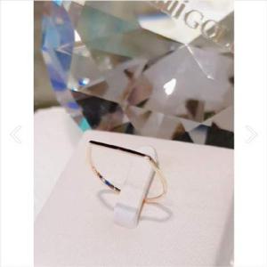 미니골드 14K 스키니 라인 미스링 반지 RRIM4137