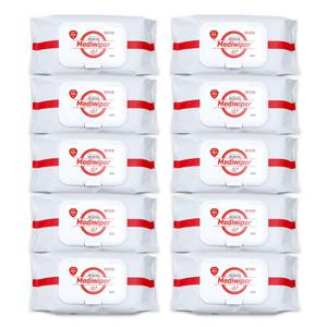 메디와이퍼 손소독티슈 80매 10개 휴대 의약외품 살균