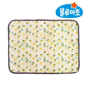 [블루마토] 반려동물 대나무 돗자리 쿨매트 L - 레몬
