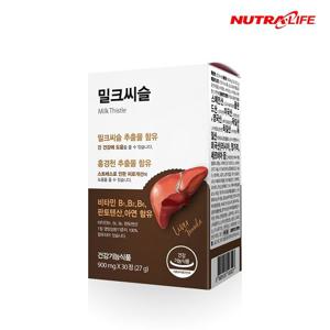 [뉴트라라이프] 밀크 씨슬 홍경천추출물 30정 1박스 (1개월분)