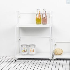 [올리빙] 멀티 슬림 철제 선반 2단 400