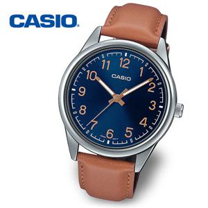 [정품] CASIO 카시오 남성 야광 수능 가죽시계 MTP-V005L-2B4