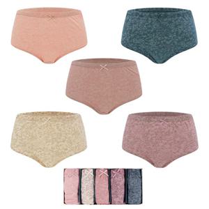 발렌티노 여성 순면 맥시 삼각 요일 팬티 5매입 VL007