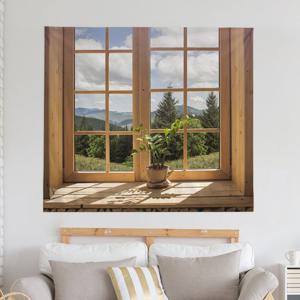 상상후 마운틴뷰 패브릭포스터 150x130cm 가리개 커튼 창문