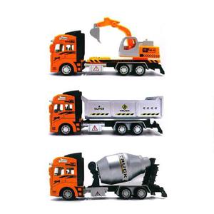 [우토 토이즈]다이케스트 메탈중장3종(굴착기,덤프트럭,믹서트럭)