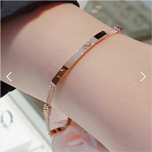 미니골드 14K 비비안 커팅스틱 팔찌 BSIM4001