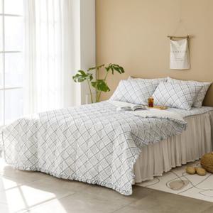 [GS단독가]쥬크 체크 시어서커 여름이불 Q퀸