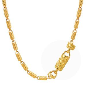 [한국금다이아몬드] 남자 순금 목걸이 바둑 다이아 24K 37.5g 18K장식