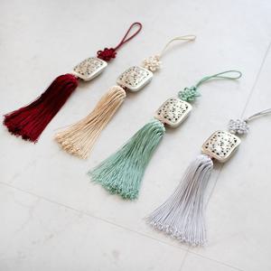 [박씨상방] 미니 사각 당초 노리개D