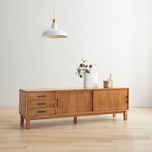 디체 고무나무 원목 거실장 TV 다이 1600 GNF218