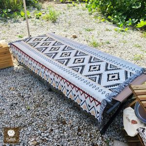 멜리띠 네추럴리즘 캠핑카페트 슈퍼싱글 2인용 차박매트 블랭킷