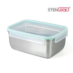 스텐락 퓨어 스텐 밀폐용기 찬통 직사각 8-1호 3100ml