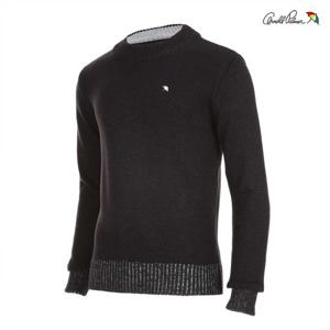 [아놀드파마]아놀드파마 남성 골프 하프넥 니트 블랙