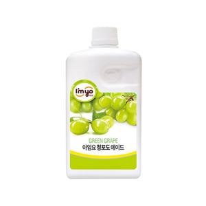 아임요 청포도 에이드 1.8kg/1.5L 1박스 6개