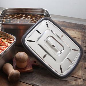 스텐락 스텐 신선 누름판 절임 김치 장아찌 누름독 소