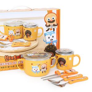 브레드이발소 식기세트 [브레드 5종-PO126] [N0085]