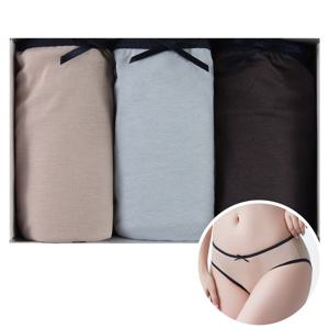 이엑스 319 위생 팬티 / 3매입 면스판 여성 여자 속옷 생리 삼각