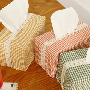 데코토닉 상큼체크 티슈커버(컬러3종)