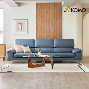 [자코모] 루셀 4인 천연면피 소가죽 소파