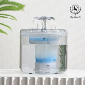 딩동펫 반려동물 워터플라워 투명정수기