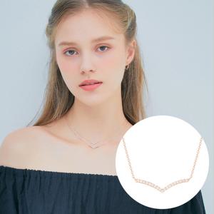 [제이에스티나] MARIEBEL 14K 다이아 목걸이 JJMBND1BF517R4420