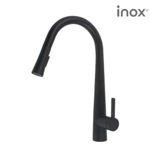 [INOX]아이녹스 무광 스텐 SUS304  주방수전 JT-B300-BK 블랙