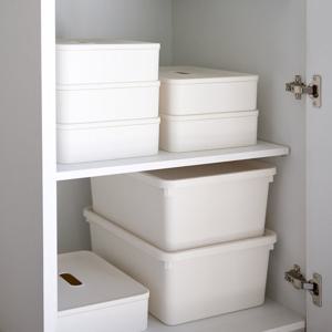 리빙숲 바오 펜트리 수납함 리빙박스 수납박스 4개 세트/중형