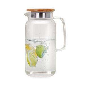 보고 니토 원형 내열 유리 직화 가능 티포트 테이블 물병 1.3L