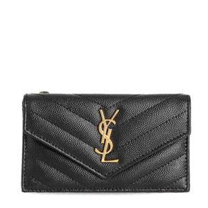 [생로랑] 모노그램 612808 BOW01 1000 카드지갑