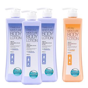 바세린 대용량 바디로션 1000ml 3개+올데이1개 더