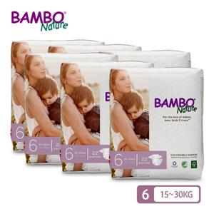 밤보드림 기저귀 6단계 밴드형 22매x6팩 1박스