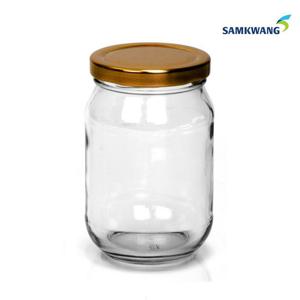 삼광 유리병 높은병 잼병 유리용기 저장병 캐니스터 319ml