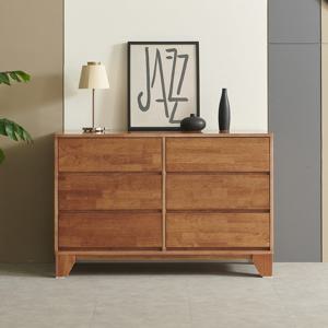 버플리 첼로 고무나무 원목 1200 와이드 서랍장