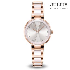 [공식정품] 쥴리어스 여성 세라믹밴드 메탈 손목시계 JA-1209A