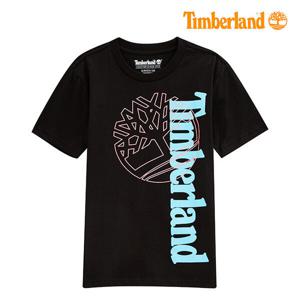 [팀버랜드키즈]사이드 로고 프린트 라운드 티셔츠(TLSDA11F_055)
