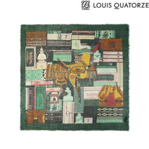 [루이까또즈] (SA-1WSS027GR_21FW) 울 사각스카프 루이웨스턴 그린