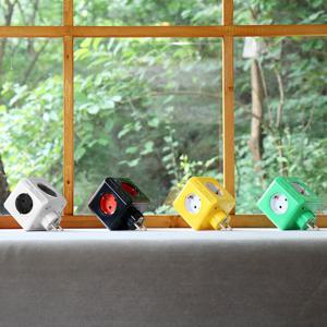 아이정 파워큐브 오리지널 올컬러 5구 디자인 멀티탭 멀티콘센트