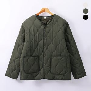 [후앙스] 3컬러 물결누빔 경량 퀄팅 자켓 DRPD3067