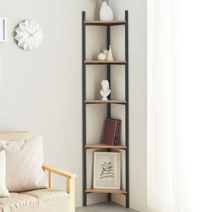 잭팟 5단 다용도 코너 수납장 선반 책장 (착불)