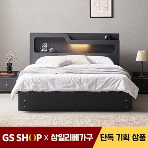 [특가]상일리베가구 트윙클 LED 수납 침대 프레임 SS