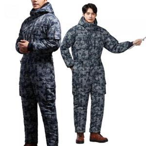 199 겨울 밀리터리 얼룩이 작업복 점프수트 일체형